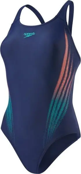 Купальник Speedo Lightbeam Placement Powerback 806187B365 синий — фото 3