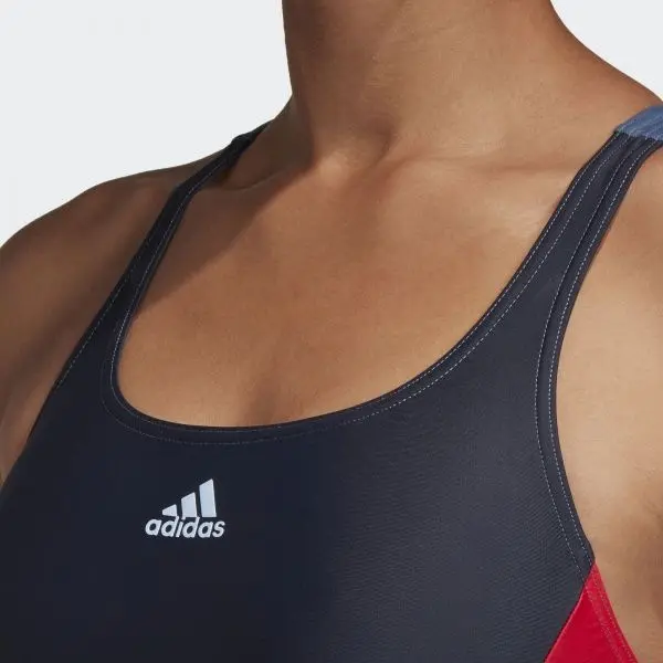 Купальник Adidas FIT 1PC CB DZ1838 темно-синий — фото 8