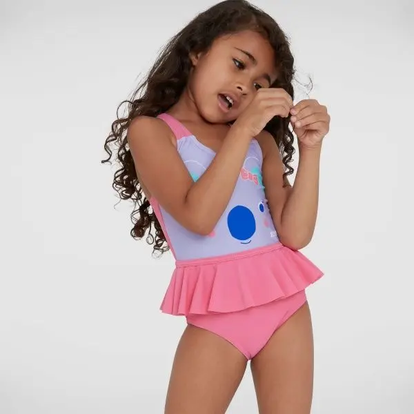Купальник Speedo KOALA FRILL SWIMSUIT IF 8-12398D818 сиреневый с розовым