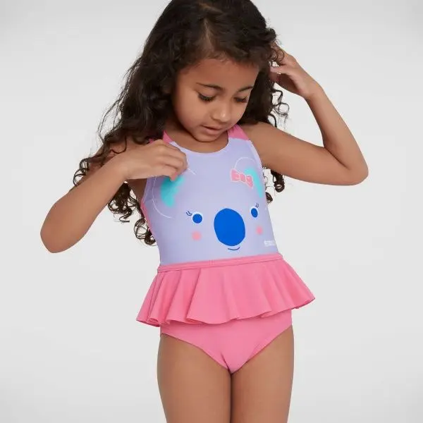 Купальник Speedo KOALA FRILL SWIMSUIT IF 8-12398D818 сиреневый с розовым — фото 5