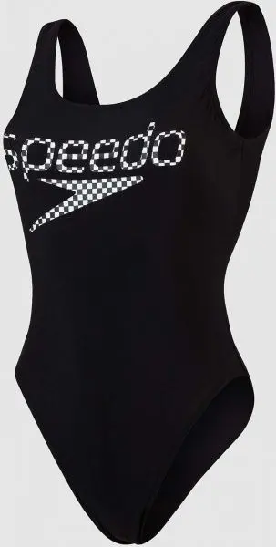 Купальник Speedo DEEP_U-BK_HI_LEG_1PC_PT_AF 8-12369F379 черно-белый