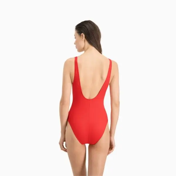 Купальник Puma SWIM WOMEN SWIMSUIT 1P 90768502 коралловый — фото 4