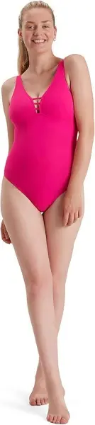 Купальник Speedo SHAPING OPALGLEAM 1PC AF PINK 811824B495 розовый