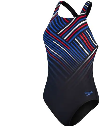 Купальник Speedo DIGI PLMT MDLT AF BLACK/BLUE 8-00305514839 разноцветный — фото 4