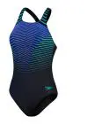 Купальник Speedo DIGI PLMT MDLT AF BLACK/BLUE 8-00305514842 разноцветный — фото 4