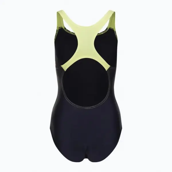 Купальник Speedo MEDLEY LOGO MDLT AF NAVY/GREEN 8-1347406876 черный — фото 5