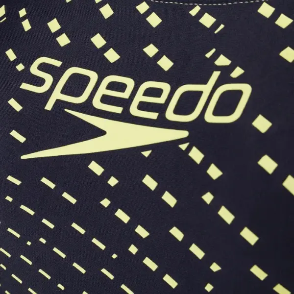 Купальник Speedo MEDLEY LOGO MDLT AF NAVY/GREEN 8-1347406876 черный — фото 6