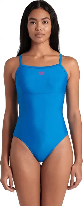 Купальник Arena SOLID SWIMSUIT LIGHTDROP BACK B 005909-801 синий