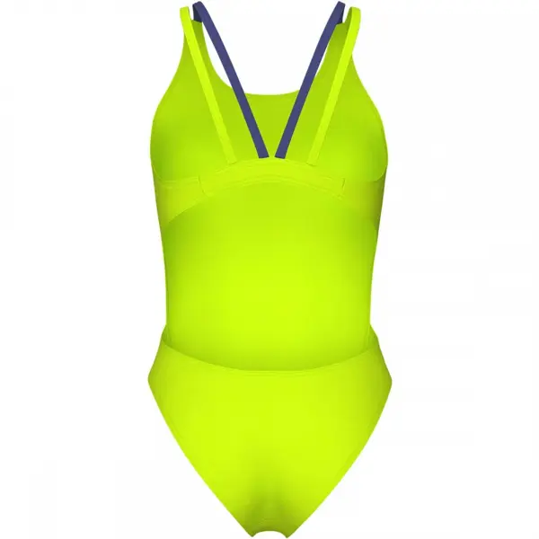 Купальник Arena TEAM SWIMSUIT SWIM TECH SOLID 004763-688 желтый — фото 7