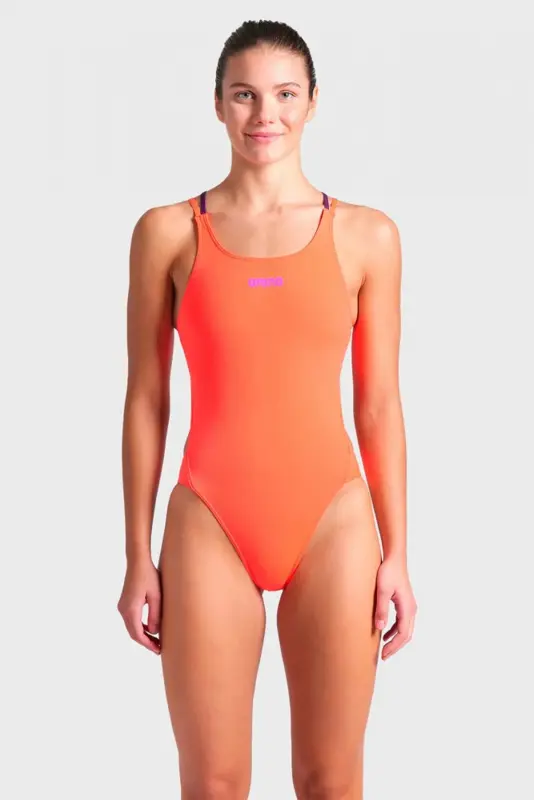 Купальник Arena SWIMSUIT TECH MULTI SOLID 008054-366 красный