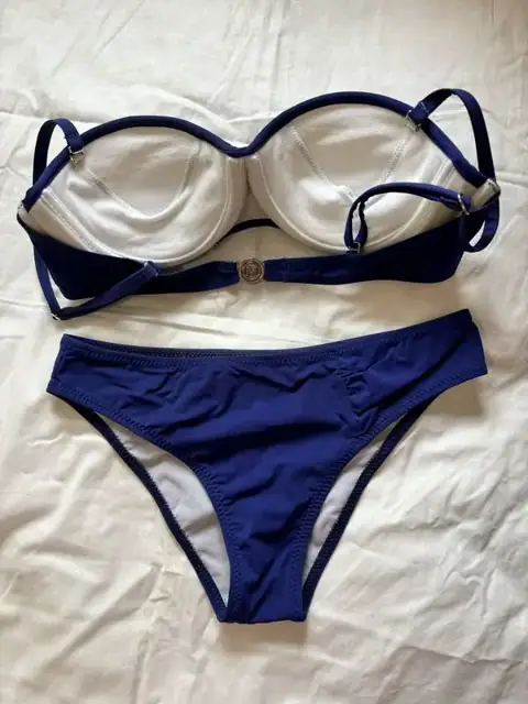 Купальники-чорний,синій — фото 4