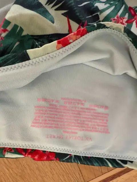 Купальник Victoria Secret XL квіти пуш-ап роздільний гаваї вікторія — фото 4