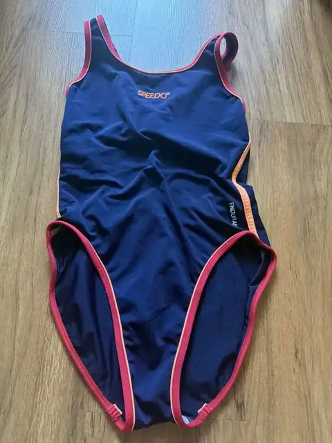 суцільний жіночий купальник Speedo Endurance синього кольору