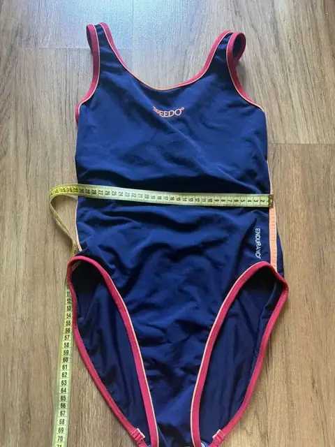 суцільний жіночий купальник Speedo Endurance синього кольору — фото 3