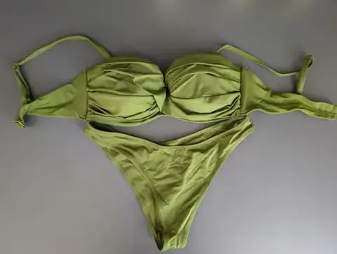 купальник h&m оливковий