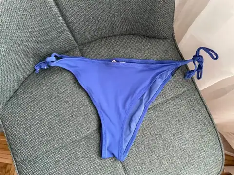Низ купальника Calvin Klein з логотипом розмір s синій — фото 4